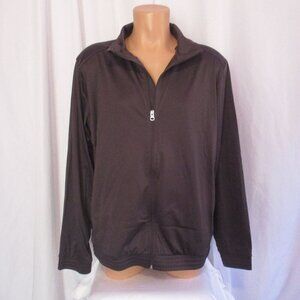 Tek Gear Grey Warm Up Polyester Jacket XL